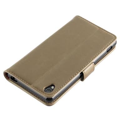 Sony Xperia Z3 Plånboksfodral Skal (Brun)