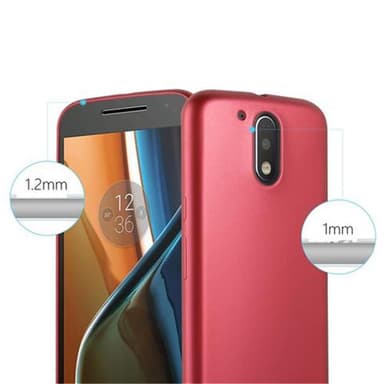Skal Motorola MOTO G4 / G4 PLUS Fodral Case (Röd)