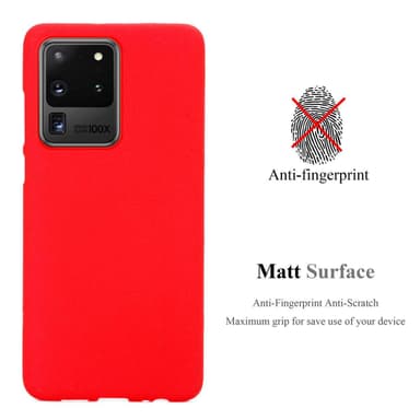 Skal Samsung Galaxy S20 ULTRA Fodral Case (Röd)