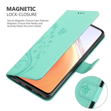 Xiaomi Mi 10T / Mi 10T PRO Plånboksfodral Skal (Turkos)