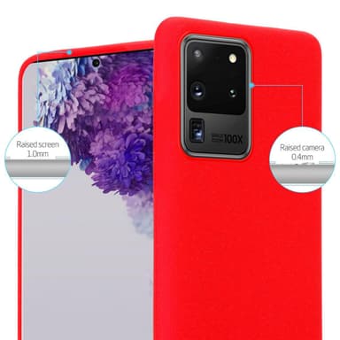 Skal Samsung Galaxy S20 ULTRA Fodral Case (Röd)