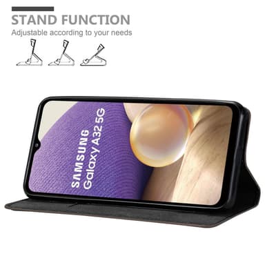 Samsung Galaxy A32 4G Skal Fodral Case (Brun)