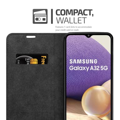Samsung Galaxy A32 4G Skal Fodral Case (Brun)
