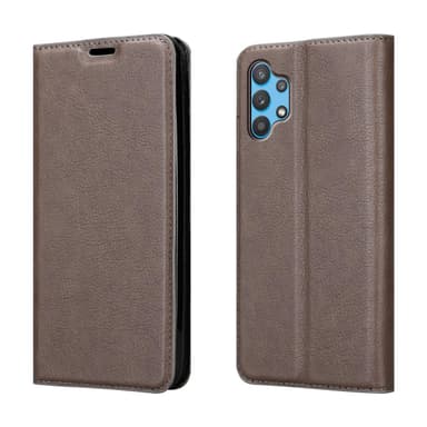 Samsung Galaxy A32 4G Skal Fodral Case (Brun)