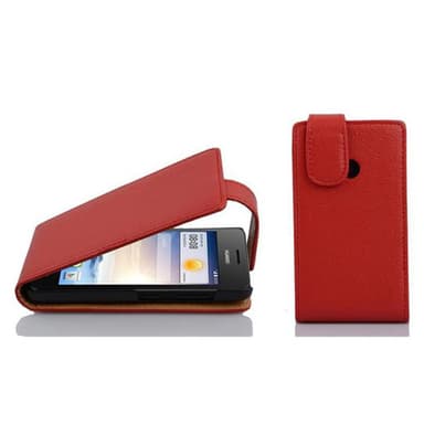 Huawei ASCEND G330 Flipfodral Skal (Röd)