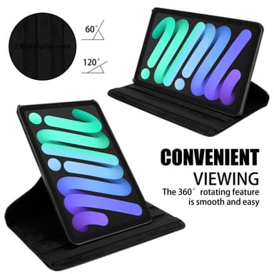 Skal iPad MINI 6 (8.3 tum) Fodral Case (Svart)
