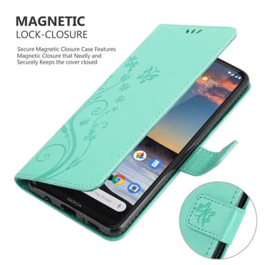 Nokia 5,3 Plånboksfodral Skal (Turkos)