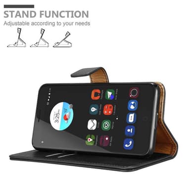ZTE Blade V7 Plånboksfodral Skal (Svart)