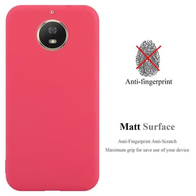 Skal Motorola MOTO G5S Fodral Case (Röd)