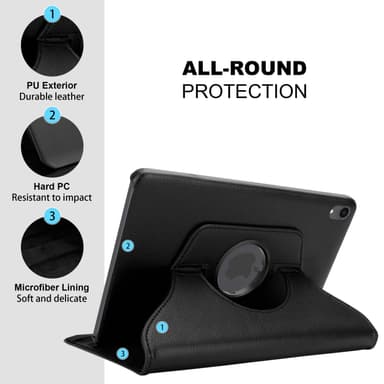 Skal iPad MINI 6 (8.3 tum) Fodral Case (Svart)