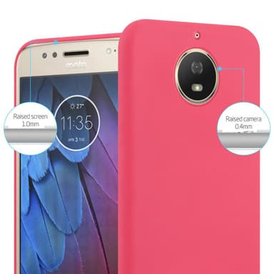 Skal Motorola MOTO G5S Fodral Case (Röd)