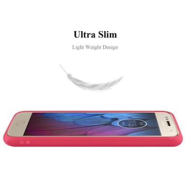 Skal Motorola MOTO G5S Fodral Case (Röd)