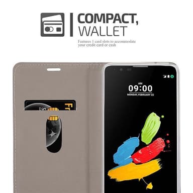 LG STYLUS 2 Plånboksfodral Skal (Blå)