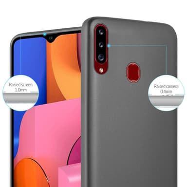 Skal Samsung Galaxy A20s Fodral Case (Grå)