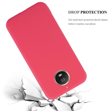 Skal Motorola MOTO G5S Fodral Case (Röd)