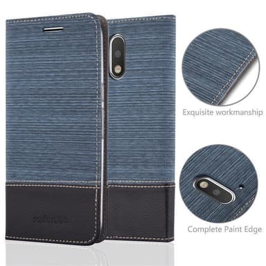 Motorola MOTO G4 / G4 PLUS Plånboksfodral Skal (Blå)