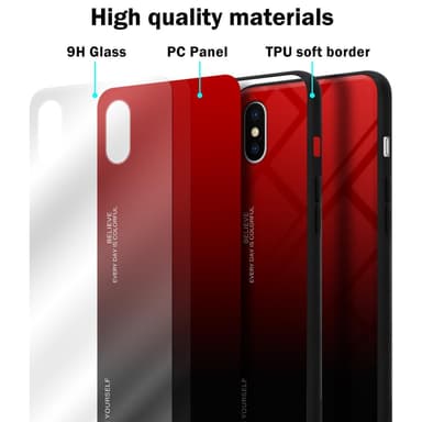 iPhone XS MAX Skal Fodral Case (Svart)