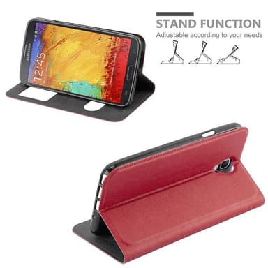 Samsung Galaxy NOTE 3 NEO Plånboksfodral Skal (Röd)