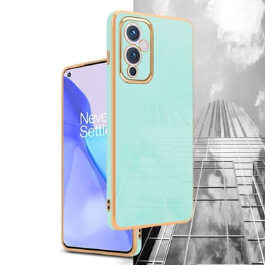 OnePlus 9 Skal Fodral Case (Grön)