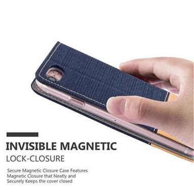 iPhone 7 / 7S / 8 / SE 2020 Plånboksfodral Skal (Blå)