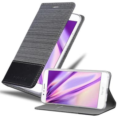 Honor 8 / 8 PREMIUM Plånboksfodral Skal (Grå)