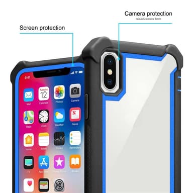 iPhone X / XS Skal Fodral Case (Svart)