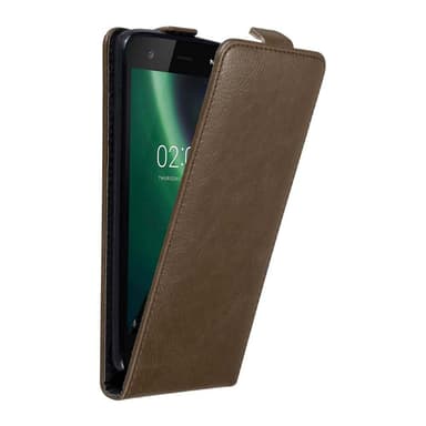Nokia 2 2017 Flipfodral Skal (Brun)