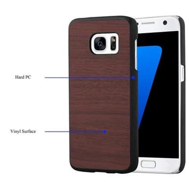Samsung Galaxy S7 Skal Fodral Case (Brun)