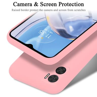 Motorola MOTO E22 / E22i Skal Fodral Case (Rosa)