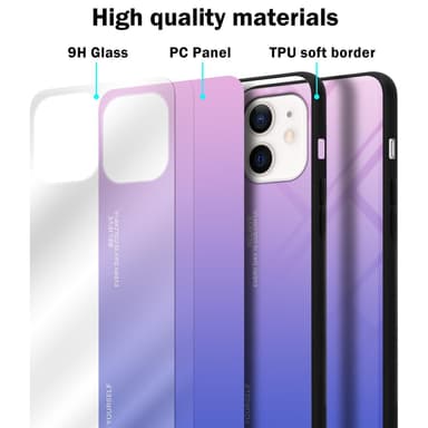 iPhone 12 MINI Skal Fodral Case (Svart)