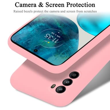 Motorola MOTO G52 4G / G82 5G Skal Fodral Case (Rosa)