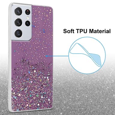 Samsung Galaxy S21 ULTRA Skal Fodral Case (Lila)