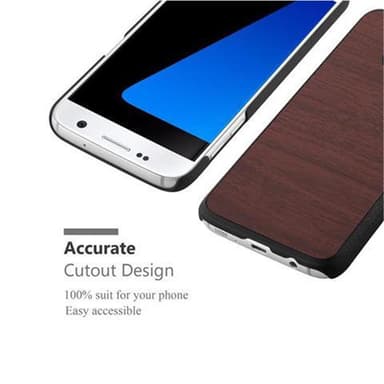 Samsung Galaxy S7 Skal Fodral Case (Brun)