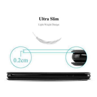 iPhone 7 / 7S / 8 / SE 2020 Plånboksfodral Skal (Svart)