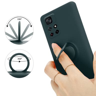 Skal Xiaomi POCO M4 PRO 5G Fodral Case (Grön)