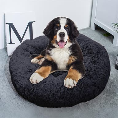Hundbädd Kattbäddskudde Hund Katt Soffa 80cm (mörkgrå)