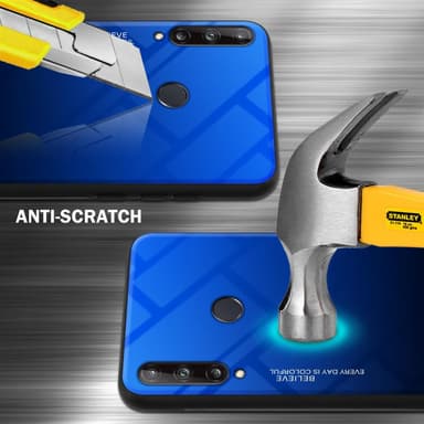 Huawei P40 LITE E Skal Fodral Case (Svart)