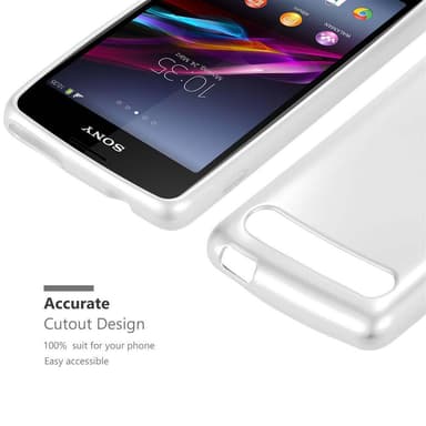Skal Sony Xperia E1 Fodral Case (Silver)