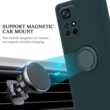 Skal Xiaomi POCO M4 PRO 5G Fodral Case (Grön)