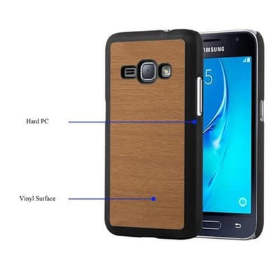 Samsung Galaxy J1 2016 Skal Fodral Case (Brun)