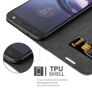 Motorola MOTO Z Skal Fodral Case (Brun)