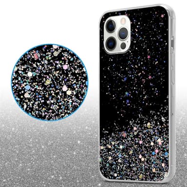 iPhone 12 PRO MAX Skal Fodral Case (Svart)