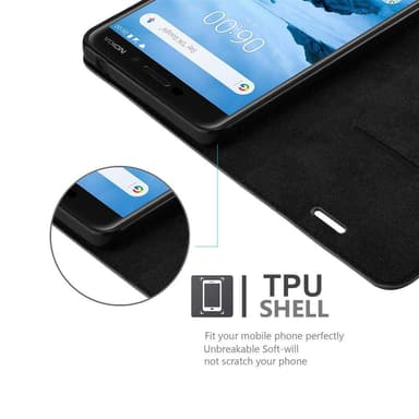 Nokia 6.1 Skal Fodral Case (Svart)