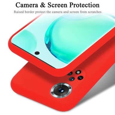 Honor 50 / Huawei NOVA 9 Skal Fodral Case (Röd)