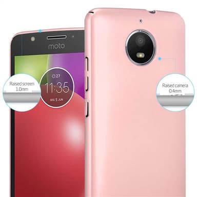 Motorola MOTO E4 Skal Fodral Case (Rosa)