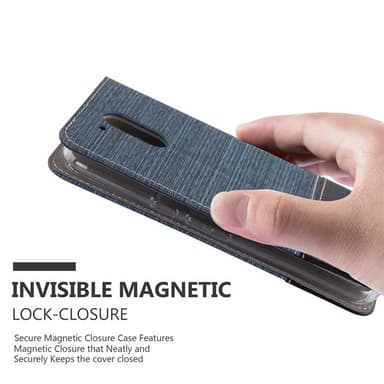 Motorola MOTO G4 / G4 PLUS Plånboksfodral Skal (Blå)