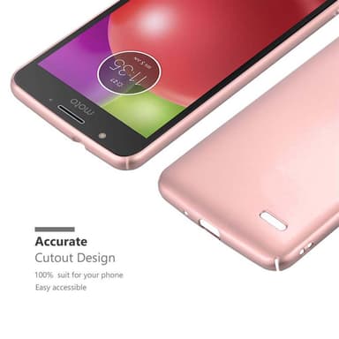 Motorola MOTO E4 Skal Fodral Case (Rosa)