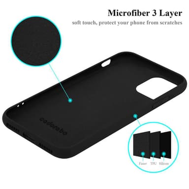 iPhone 11 PRO MAX Skal Fodral Case (Svart)