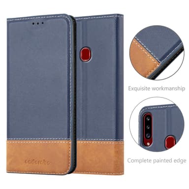 Samsung Galaxy A20s Skal Fodral Case (Blå)