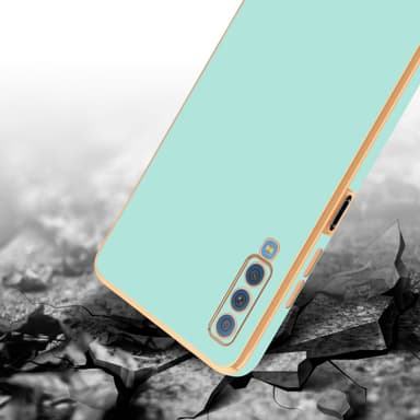 Samsung Galaxy A7 2018 Skal Fodral Case (Grön)